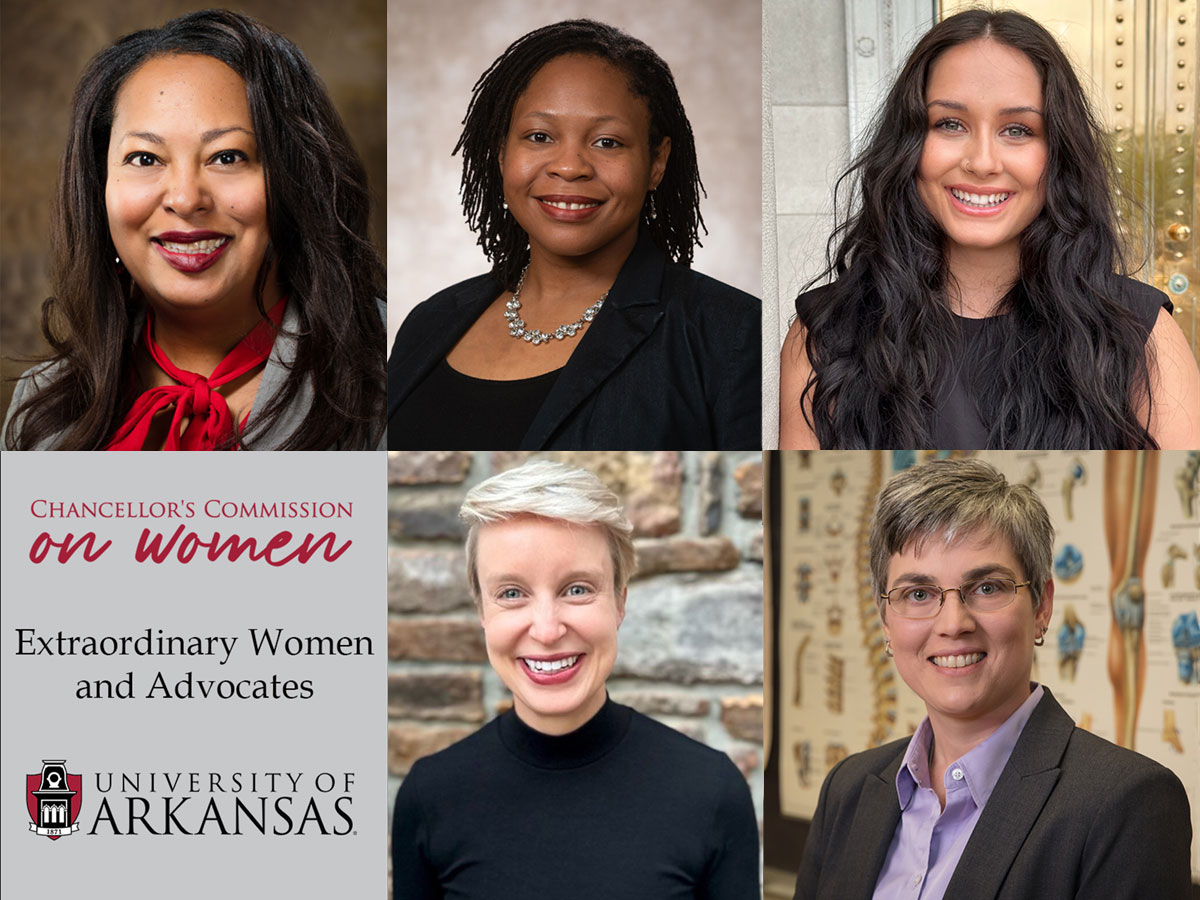 Clockwise from top left: Romona West, Myrlinda Soedjede, Josey Duncan, Michelle Gray, Meredith Neville-Shepard.